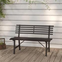 Banc de 110 cm Acier Noir