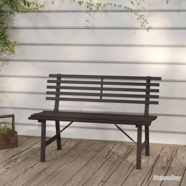 Banc de 110 cm Acier Noir
