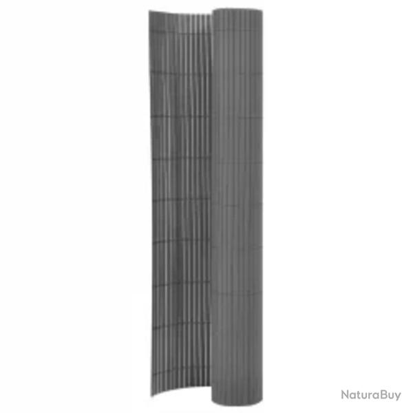 Cl�ture de double face 90x400 cm Gris