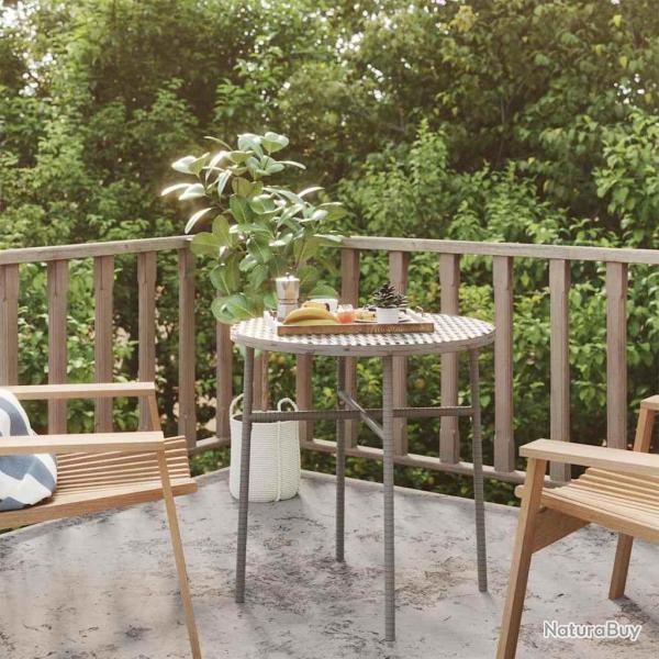 Table � th� Gris 45 cm R�sine tress�e