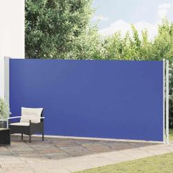 Auvent lat&eacute;ral r&eacute;tractable de patio 180x600 cm Bleu