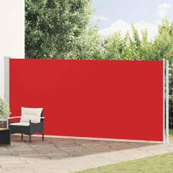 Auvent lat&eacute;ral r&eacute;tractable de patio 180x600 cm Rouge