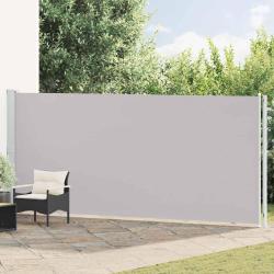 Auvent lat&eacute;ral r&eacute;tractable de patio 180x600 cm Gris