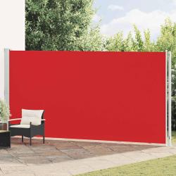 Auvent lat&eacute;ral r&eacute;tractable de patio 200x600 cm Rouge