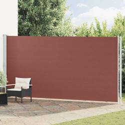 Auvent lat&eacute;ral r&eacute;tractable de patio 200x600 cm Marron