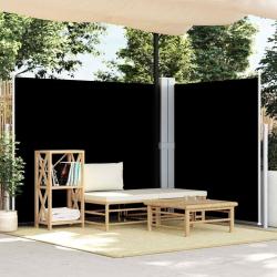 Auvent lat&eacute;ral r&eacute;tractable Noir 180x600 cm