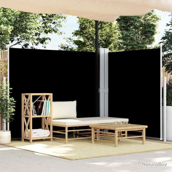 Auvent lat�ral r�tractable Noir 180x600 cm