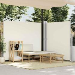 Auvent lat&eacute;ral r&eacute;tractable Cr&egrave;me 180x600 cm