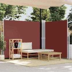 Auvent lat&eacute;ral r&eacute;tractable Marron 180x600 cm