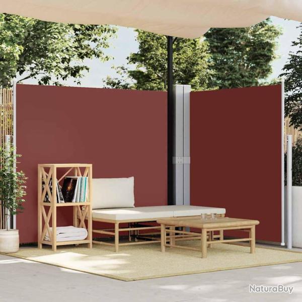Auvent lat�ral r�tractable Marron 180x600 cm