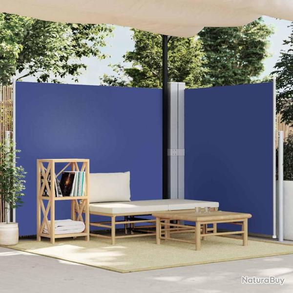 Auvent lat�ral r�tractable Bleu 180x600 cm