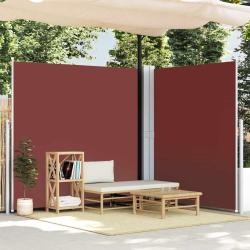 Auvent lat&eacute;ral r&eacute;tractable Marron 200x600 cm