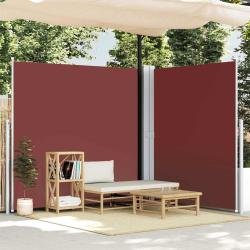 Auvent lat&eacute;ral r&eacute;tractable Marron 220x600 cm