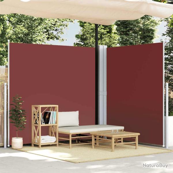 Auvent lat�ral r�tractable Marron 220x600 cm