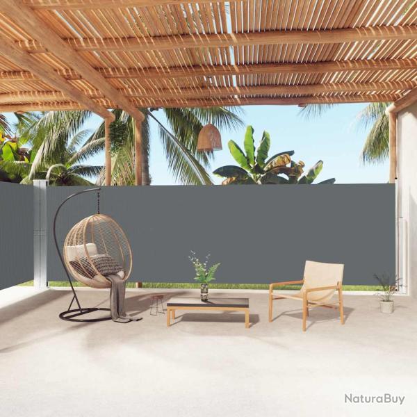 Auvent lat�ral r�tractable Anthracite 180x1000 cm