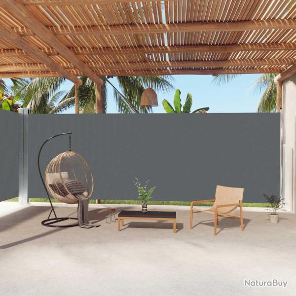 Auvent lat�ral r�tractable Anthracite 220x1000 cm