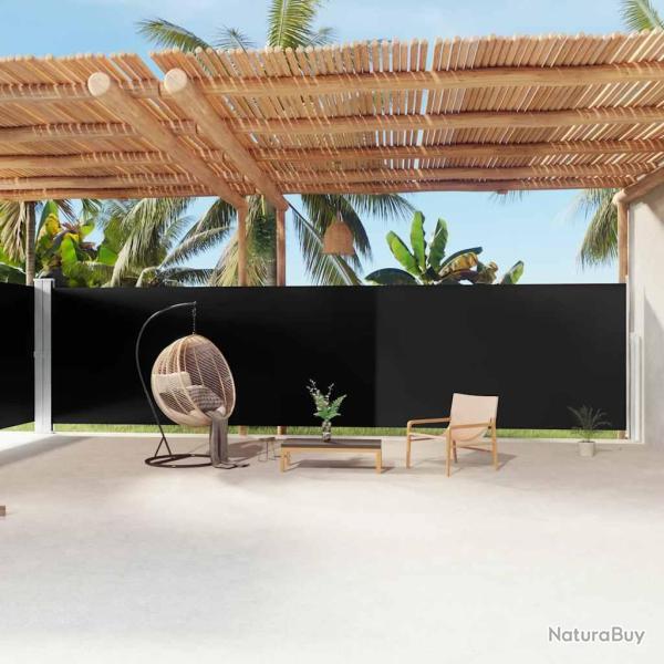 Auvent lat�ral r�tractable Noir 200x1200 cm