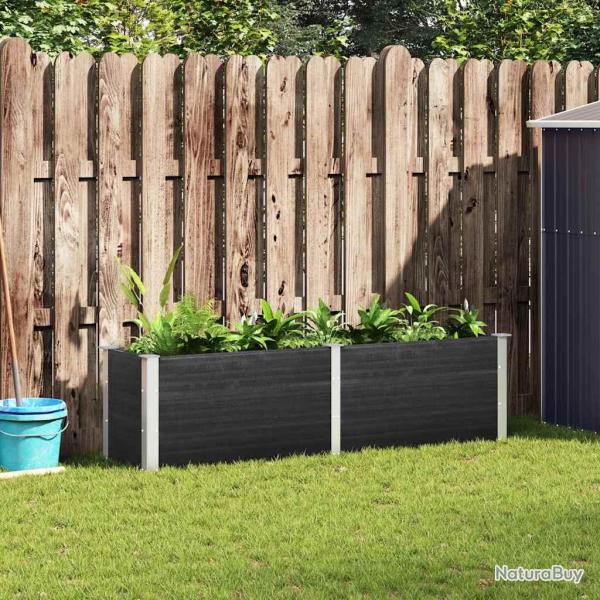 Lit sur�lev� de 200x50x54 cm WPC Gris