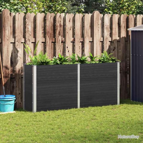 Lit sur�lev� de 200x50x91 cm WPC Gris
