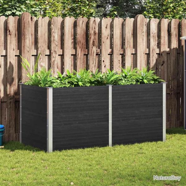 Lit sur�lev� de 200x100x91 cm WPC Gris