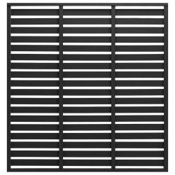 Panneau de cl&ocirc;ture WPC 180x180 cm Noir