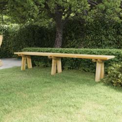 Banc de 220 cm bois de pin massif impr&eacute;gn&eacute;