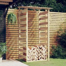 Pergola avec toit 100x90x200 cm Bois de pin impr&eacute;gn&eacute;