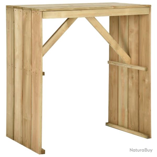 Table de bar 100x60x110 cm Bois de pin impr�gn�