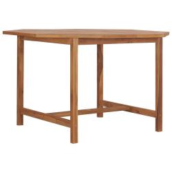 Table &agrave; d&icirc;ner de 110x110x75 cm Bois massif de teck