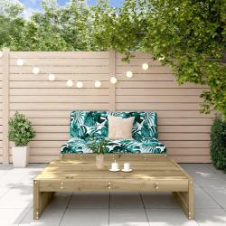 Salon de 2 pcs avec coussins bois de pin impr&eacute;gn&eacute;