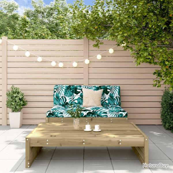 Salon de 2 pcs avec coussins bois de pin impr�gn�