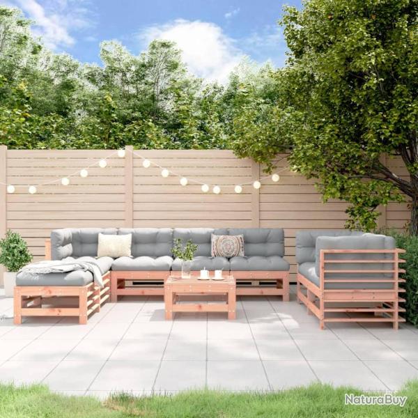 Salon de 9 pcs bois massif douglas