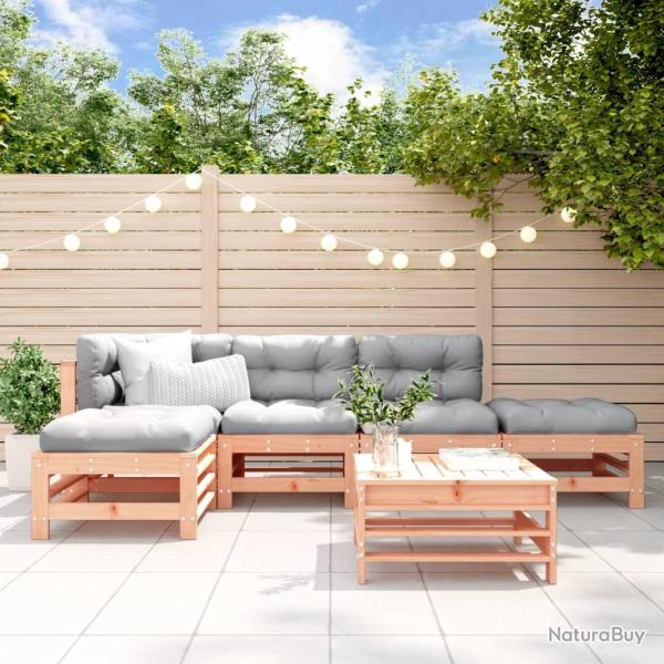 Salon de 6 pcs bois massif douglas