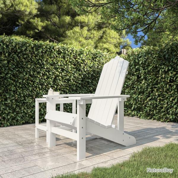Chaise Adirondack de PEHD Blanc