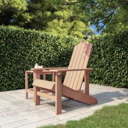 Chaise Adirondack de PEHD marron