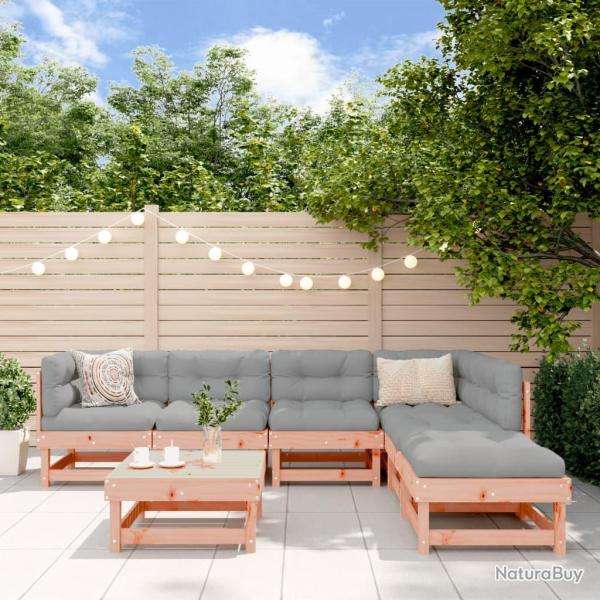 Salon de 7 pcs bois massif douglas