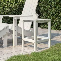 Table de Adirondack Blanc 38x38x46 cm PEHD