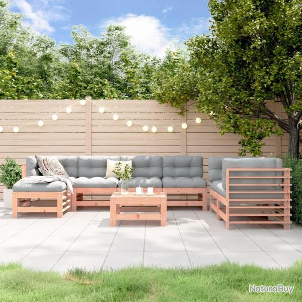 Salon de 8 pcs bois massif douglas