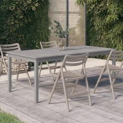 Table de Gris 200x100x75 cm Bois d'acacia solide