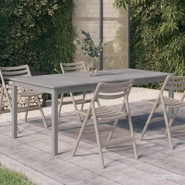 Table de Gris 200x100x75 cm Bois d'acacia solide
