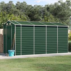 Abri de vert 191x385x198 cm acier galvanis&eacute;