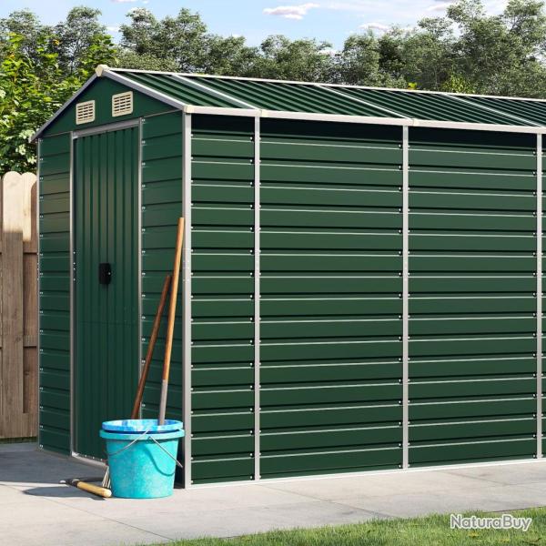 Abri de vert 191x555x198 cm acier galvanis�