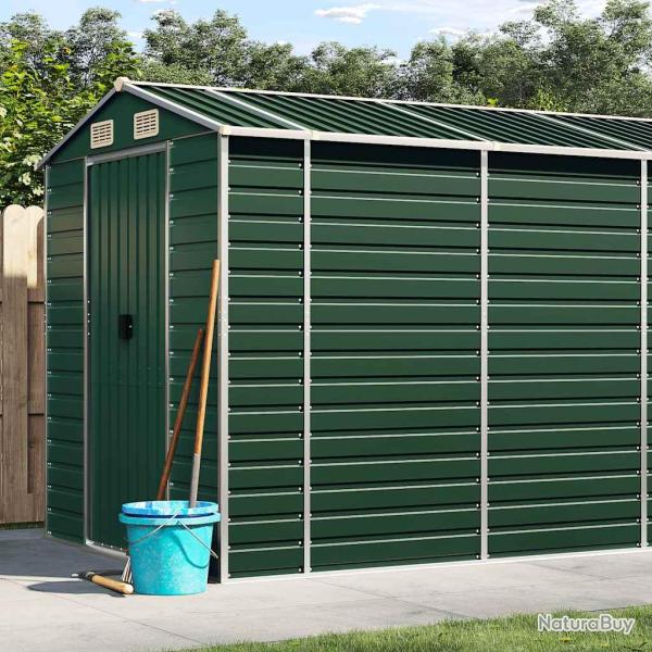 Abri de vert 191x640x198 cm acier galvanis�