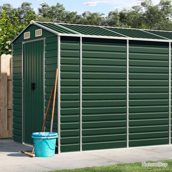 Abri de vert 191x810x198 cm acier galvanis�