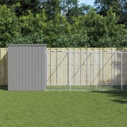 Niche pour chien avec cour gris clair 214x1273x181 cm