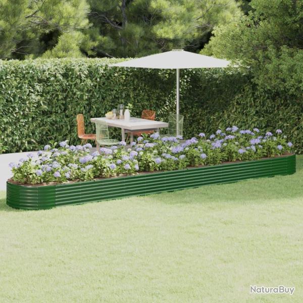 Lit sur�lev� de Acier galvanis� 544x100x36cm Vert