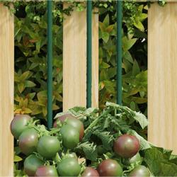 Piquets pour plantes de 30 pcs vert 60 cm acier