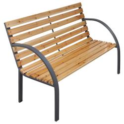 Banc de 112 cm Bois de sapin massif