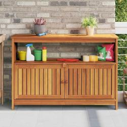 Table console de 110x35x75 cm bois massif d'acacia