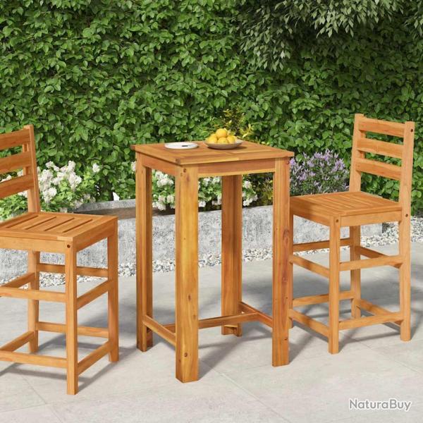 Table de bar de 60x60x105 cm Bois d'acacia solide